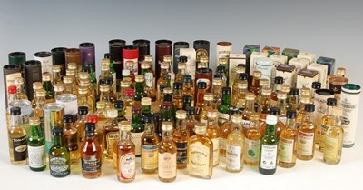 Lot 194 - A large collection of assorted Scottish Malt and blended whisky miniatures