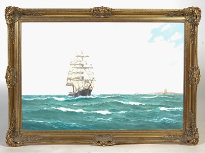 Lot 557 - William John Popham (20th century), Clipper in...