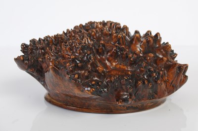 Lot 239 - A large Scottish burr wood snuff box