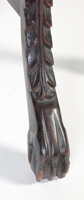 Lot 21 - A Chinese dark wood urn stand, Qing Dynasty