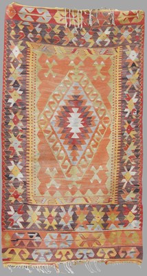Lot 128 - A Kilim rug, 20th century