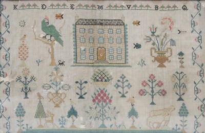 Lot 142 - A George III needlework sampler