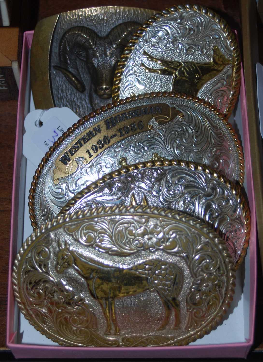 Lot 316 A solid bronze Steven L Knight belt buckle