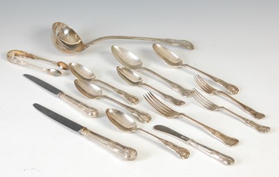 Lot 386 - A composite suite of silver, flatware and...