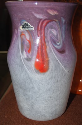 Lot 8 - A group of five assorted Vasart glass vases,...