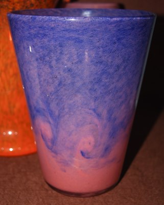 Lot 8 - A group of five assorted Vasart glass vases,...