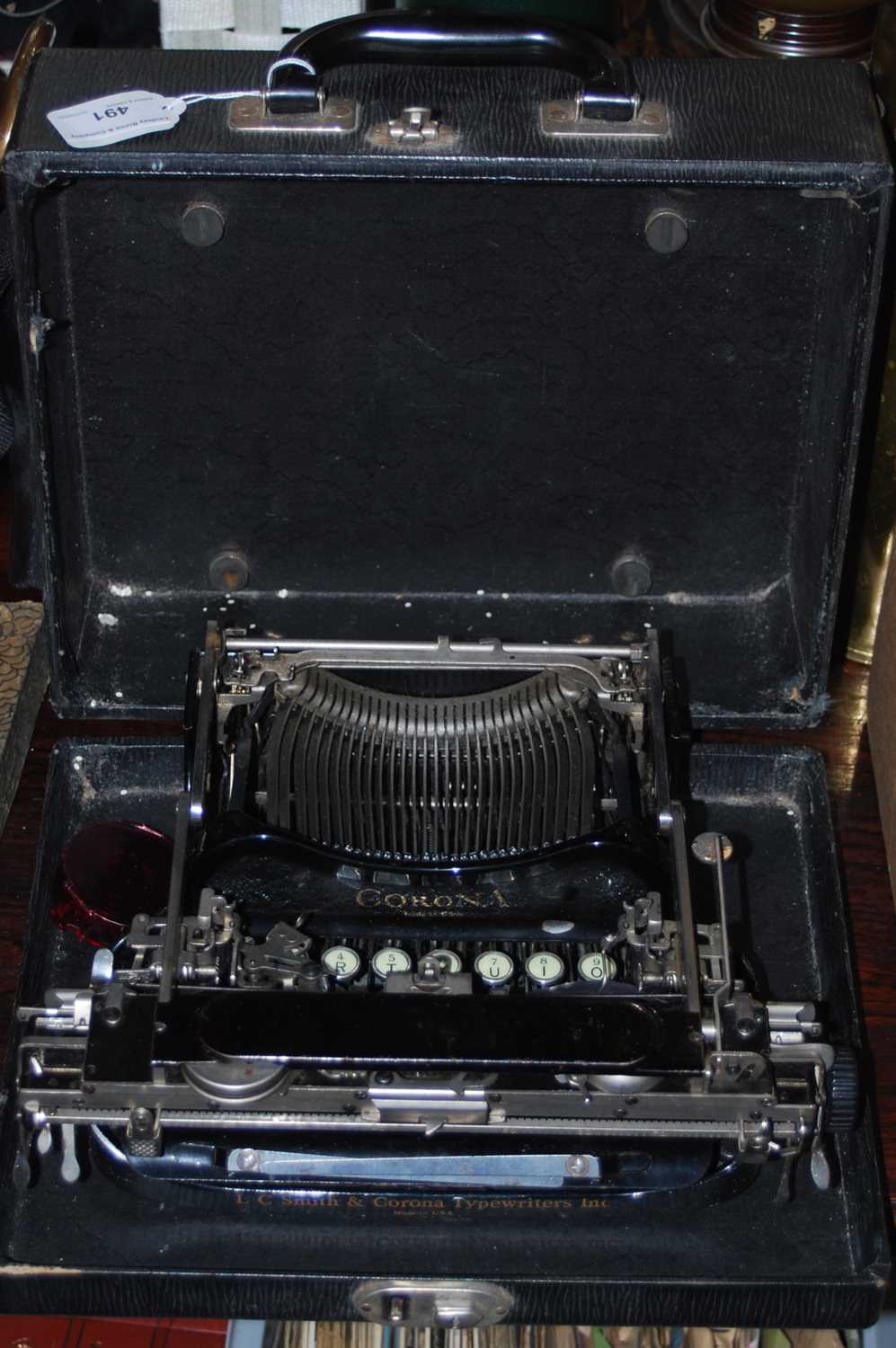 Lot 491 - L C Smith & Corona Typewriters Inc. made in...