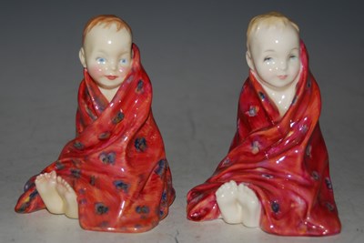 Lot 17 - Two Royal Doulton figures 'This Little Pig' ...