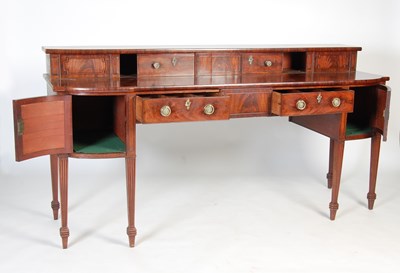 Lot 11 - A 19th century Scottish mahogany sideboard,...