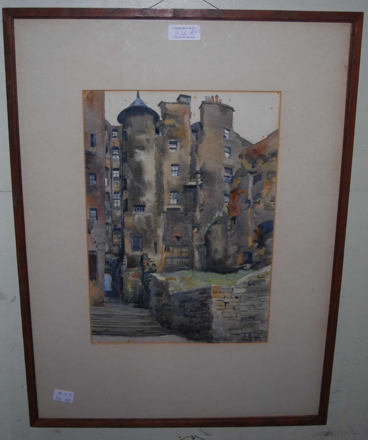 Lot 816 - JS Rogers, two watercolours 'The Advocate...