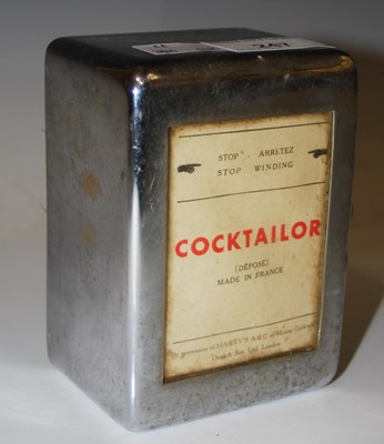 Lot 247 - Dunhill, London - a vintage bar top cocktail...