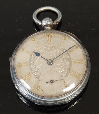 Lot 430 - A Victorian silver cased open-faced pocket...