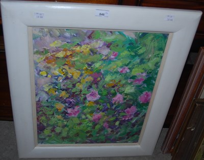 Lot 846 - A group of six framed pictures to include two...