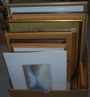 Lot 869 - Box - assorted decorative pictures and prints.