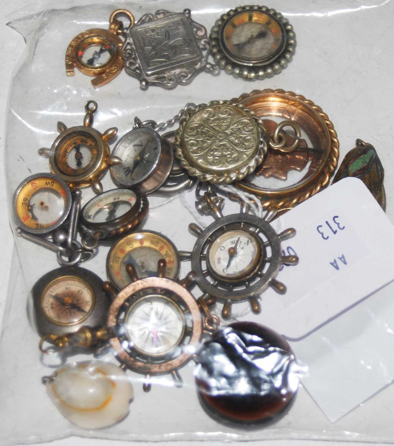 Lot 240 A collection of assorted pocket watch fobs