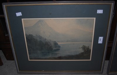 Lot 934 - Douglas A, two framed watercolours of river...