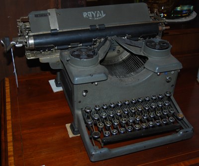 Lot 938 - A vintage Royal typewriter.