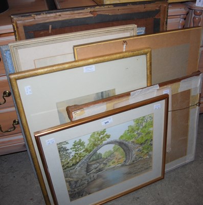 Lot 945 - A collection of various artworks, some...