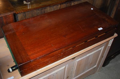 Lot 947 - A vintage mahogany folding bagatelle board...