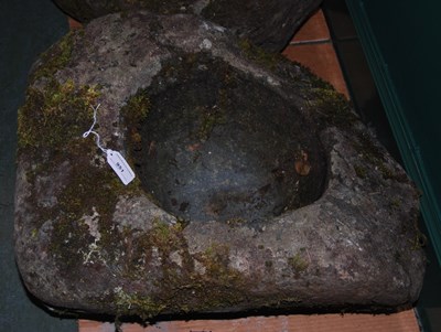 Lot 951 - A stone bird bath/ planter.