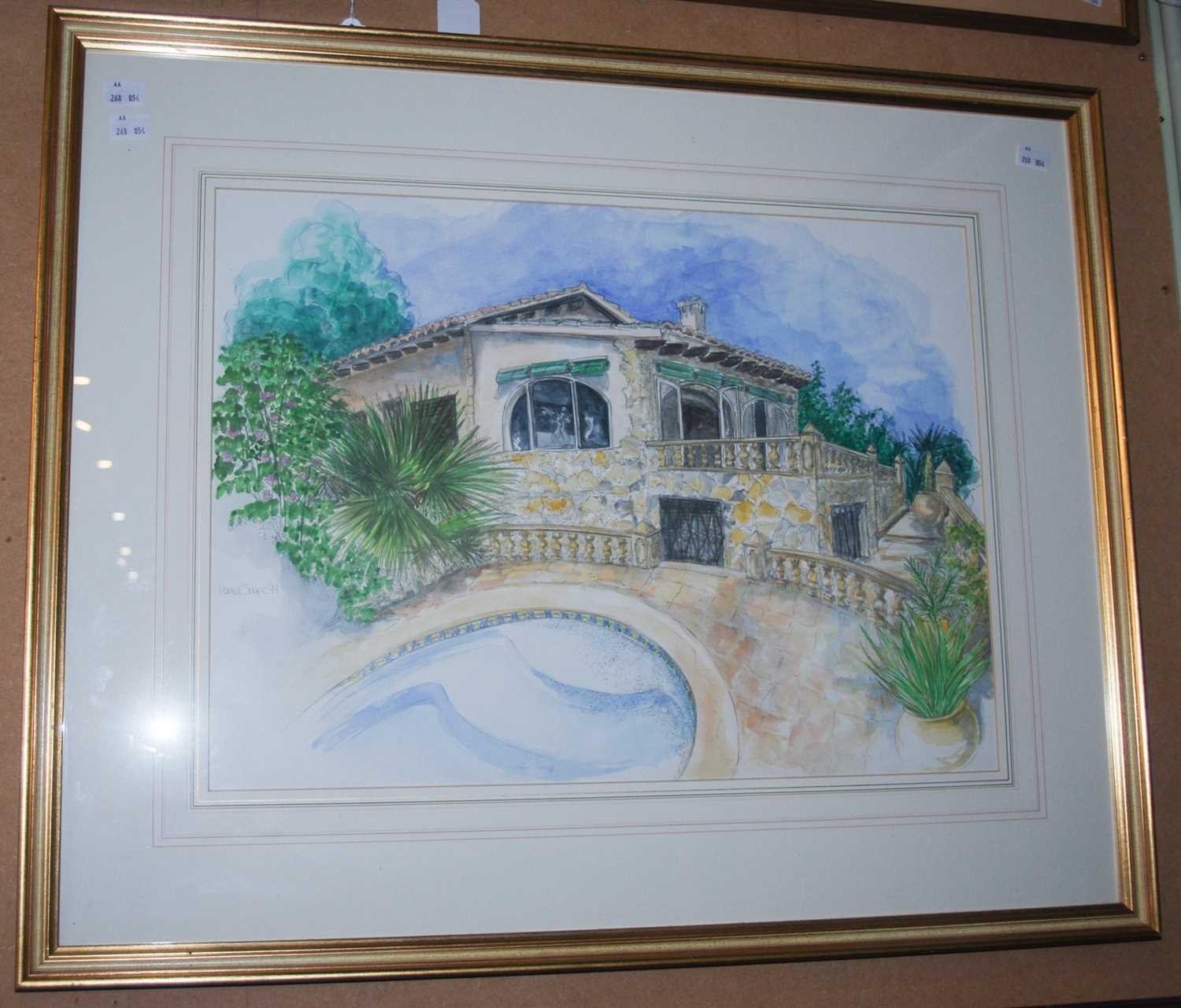 Lot 774 - Laura Snape 
A Villa in the South of France...