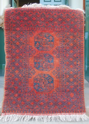 Lot 1056 - A Persian rug, 20th century, the rectangular...