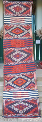 Lot 1068 - A Persian flatweave runner, early to mid-20th...