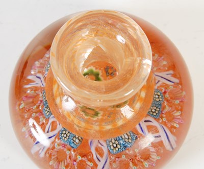 Lot 472 - Two Ysart glass inkwells and stoppers,...