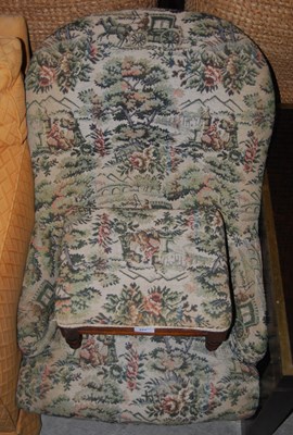 Lot 965 - A Victorian nursing chair with needlework...