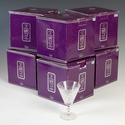 Lot 476 - A set of twelve boxed Edinburgh Crystal 'Star...