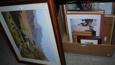 Lot 1028 - A collection of assorted decorative prints.