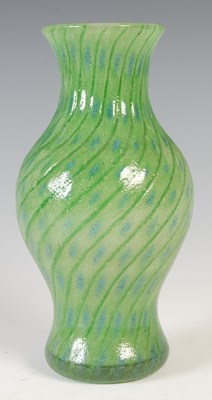 Lot 481 - A rare and early Monart vase, shape 'M', with...