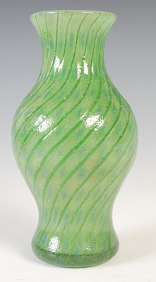 Lot 481 - A rare and early Monart vase, shape 'M', with...