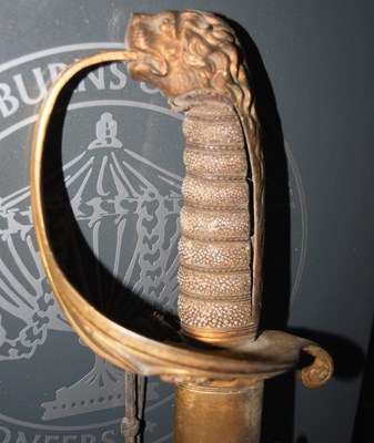 Lot 656 - A British Naval Officers sword by E & W...