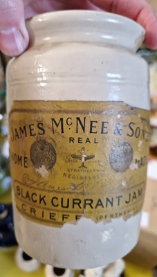 Lot 403 - A collection of antique and vintage stoneware...