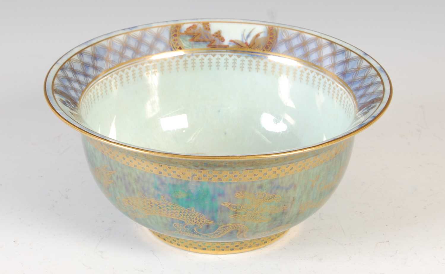 Lot 489 - An early 20th century Wedgwood green ground...