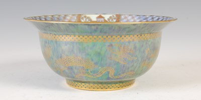 Lot 489 - An early 20th century Wedgwood green ground...