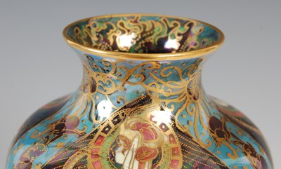 Lot 492 - A Wedgwood Fairyland lustre vase, designed by...