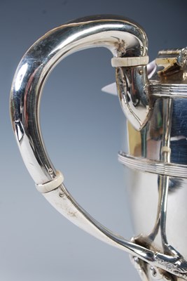 Lot 115 - An early 20th century four-piece silver teaset,...