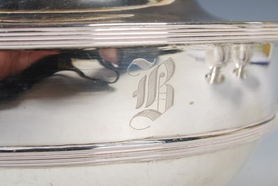 Lot 115 - An early 20th century four-piece silver teaset,...