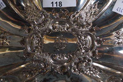 Lot 118 - A Victorian silver footed bowl, Sheffield 1899,...