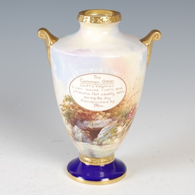 Lot 496 - An Aynsley Fine Art Collection hand-painted...