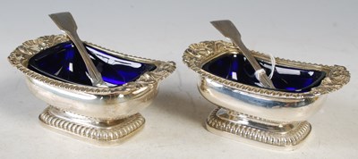 Lot 141 - A pair of George III silver and silver-gilt...