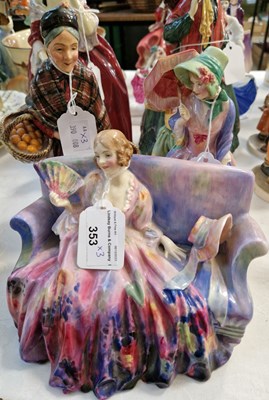 Lot 353 - Three Royal Doulton figures to include 'Sweet...