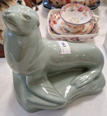 Lot 363 - John Skeaping for Wedgwood - a celadon...