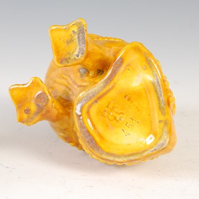 Lot 506 - Two late 19th century Burmantofts pottery...