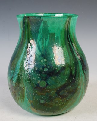 Lot 6 - An early Monart glass vase, shaped SA, with...
