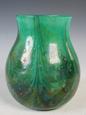 Lot 6 - An early Monart glass vase, shaped SA, with...