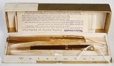 Lot 220 - A boxed Waterman's fountain pen No.513 with...