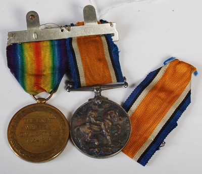 Lot 225 - Great War Interest - a group of two medals...